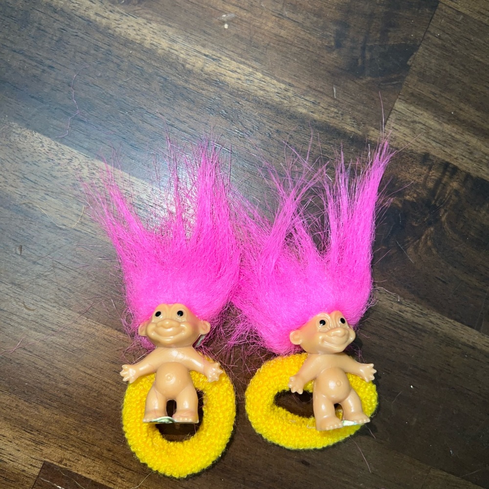Trolls Hair Tie 80’s Russ Vintage Set of Two